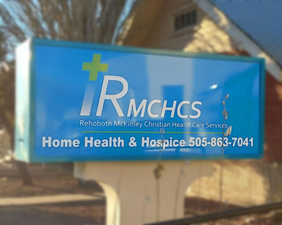 Home Health & Hospice Care sign